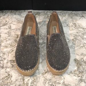 Steve Madden Sparkle slip on espadrilles